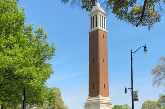 Denny Chimes Tower on UA Campus